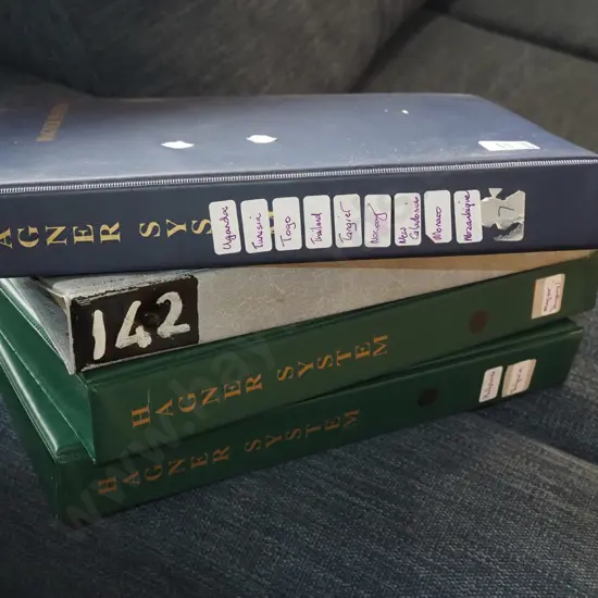 4x stamp albums