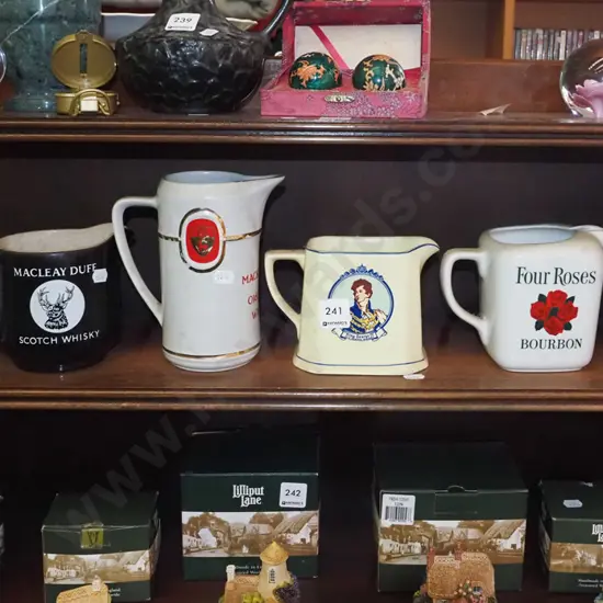 6x whisky jugs