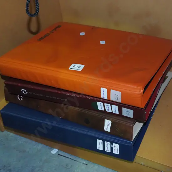 4x stamp albums