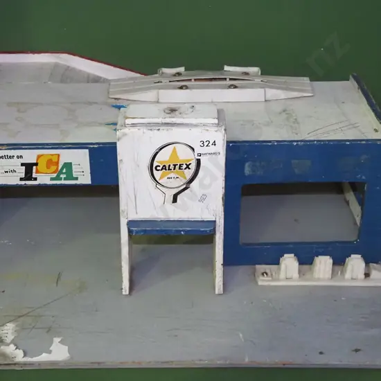 toy wooden garage