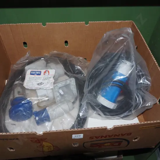 box; caravan supply leads