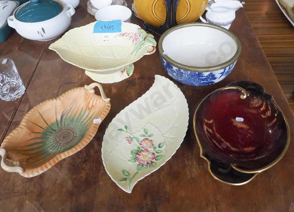 Carlton ware bowl - chip, Rouge Royale dish, willow bowl etc Image 1++