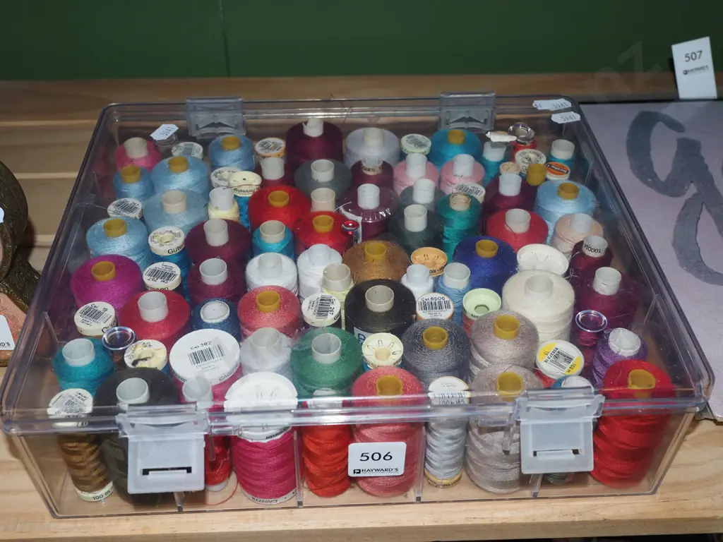 container of sewing threads Image 1++