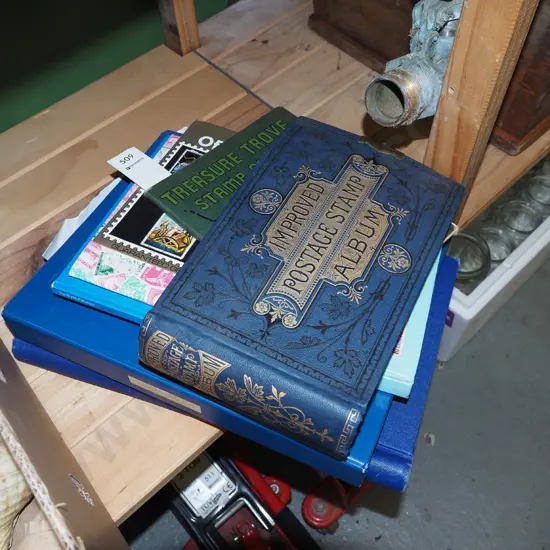 7x stamp albums