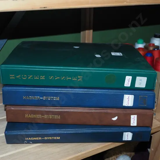 4x stamp albums