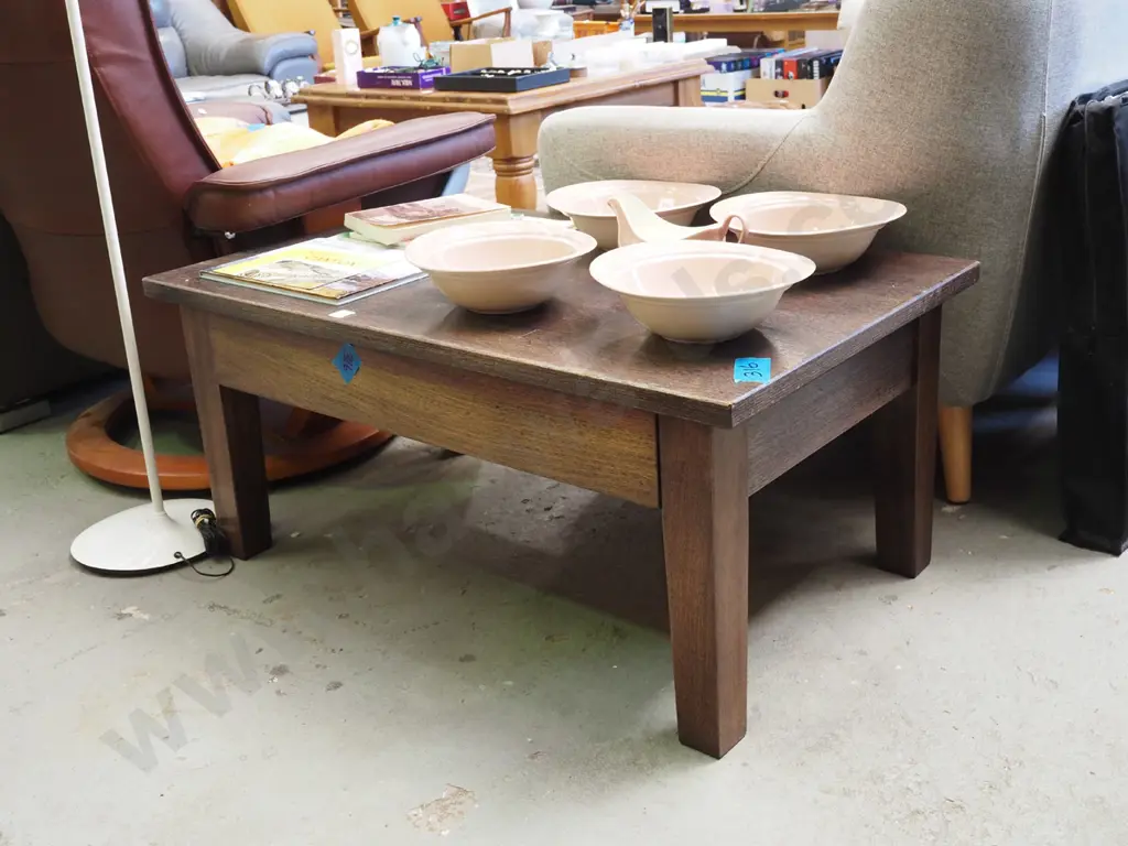 oak veneer coffee table Image 1++