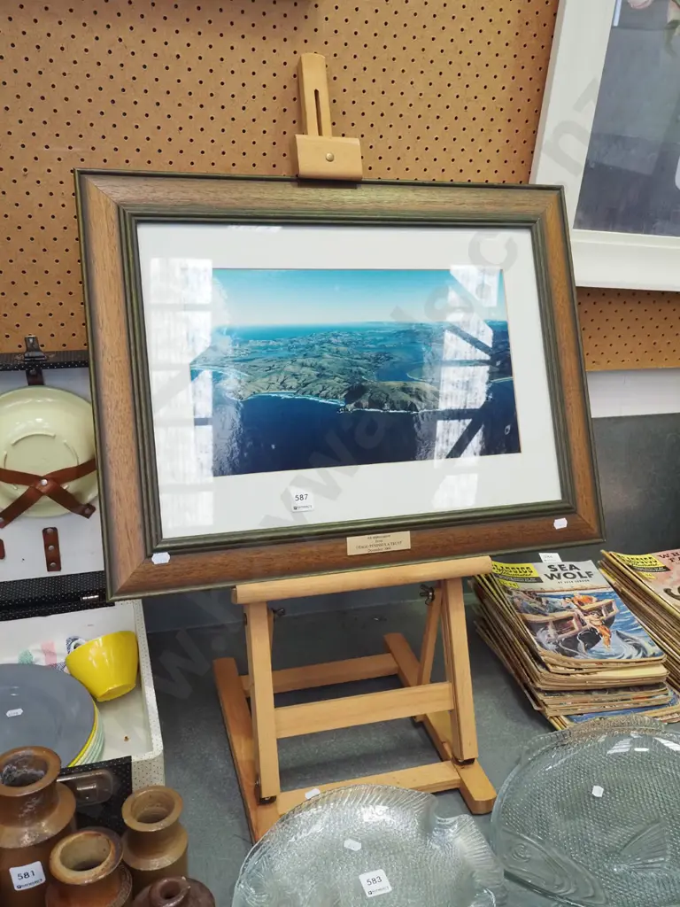 Otago Peninsula photograph on easel Total H800 Image 1++