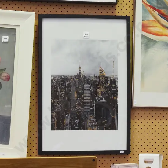 framed print - Manhattan skyline
