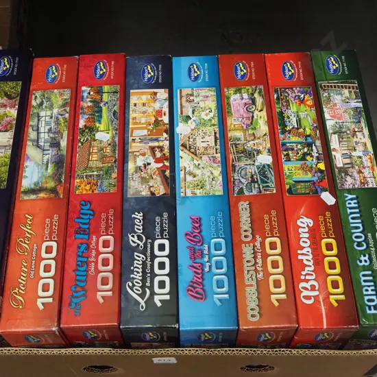 box of puzzles