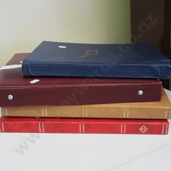 4x stamp albums