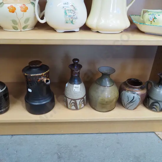 vinegar bottles etc