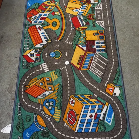 childrens road layout mat L1230 W660