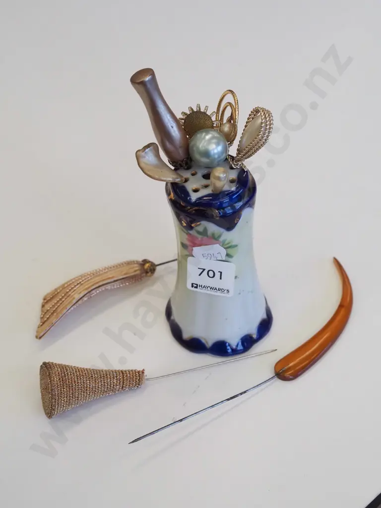 hat pin holder and hat pins Image 1++