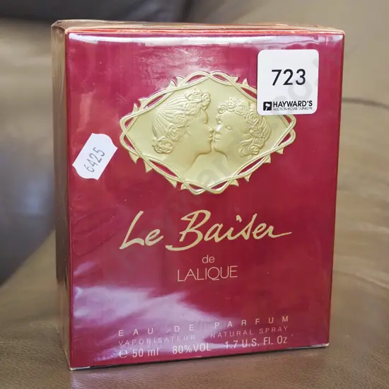 boxed as new Lalique Le Baiser eau de parfum 50ml