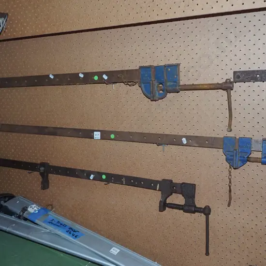 3x sash clamps - green dots