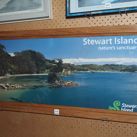 rimu framed Stewart Island poster print