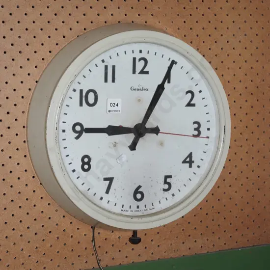 Genalex wall clock - As Is No Returns