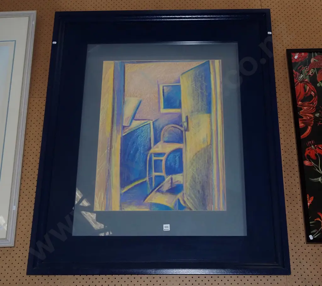 framed pastel - view from doorway Image 1++