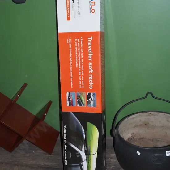 boxed as new Traveller soft roof racks