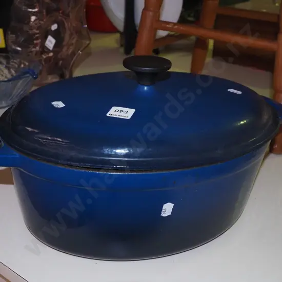 cast iron blue enamel casserole Diam-420