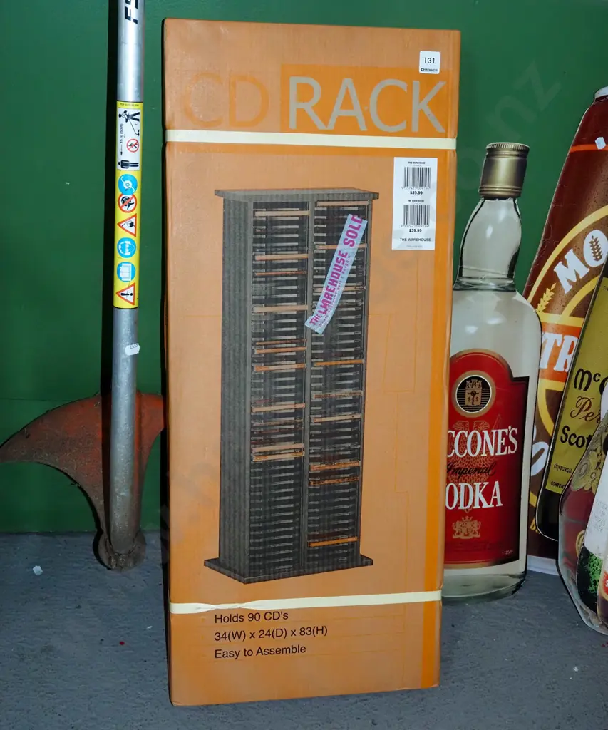 boxed as new CD rack Image 1++