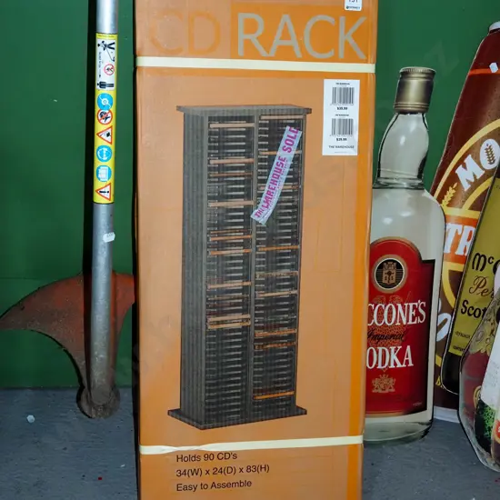 boxed as new CD rack