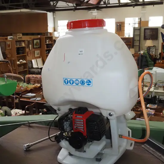 as new 2 stroke powered backback sprayer