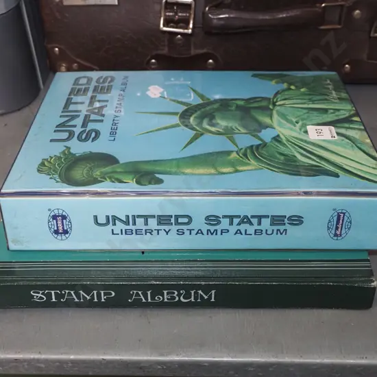 2x stamp albums