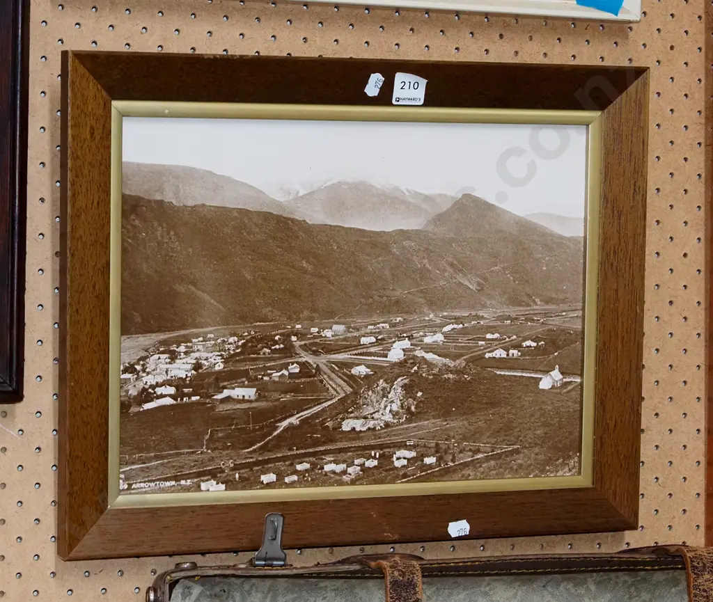 framed reproduction photo - old Arrowtown Image 1++