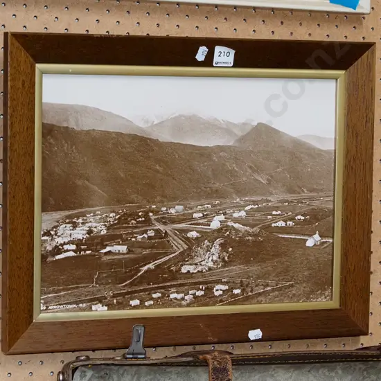 framed reproduction photo - old Arrowtown