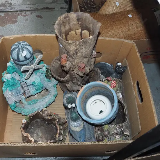 box; jardinieres, garden ornaments