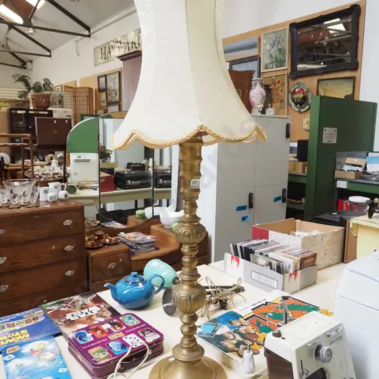 tall brass table lamp H1020