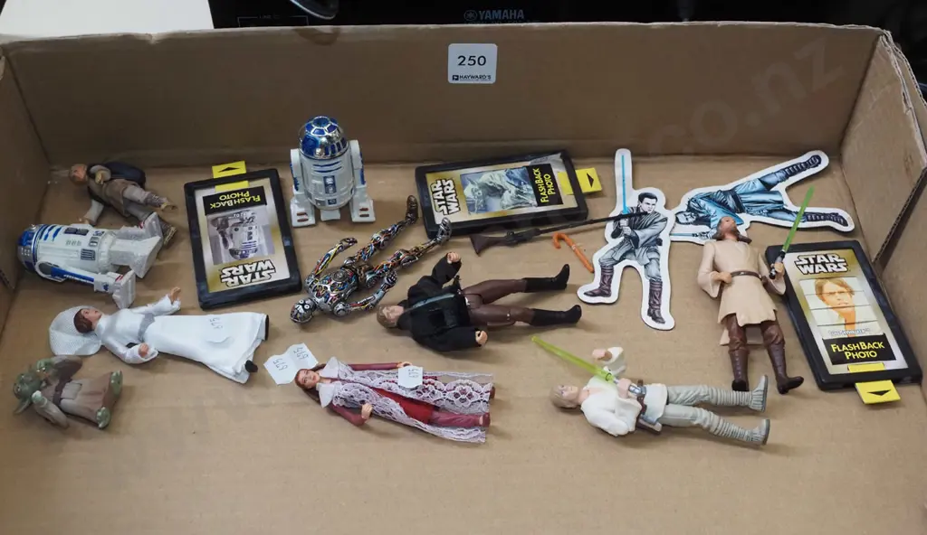 box of Star Wars toys Image 1++