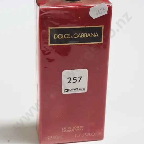 boxed as new Dolce & Gabbana eau de toilette 50ml