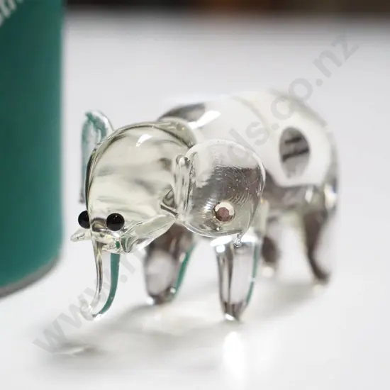 small crystal elephant