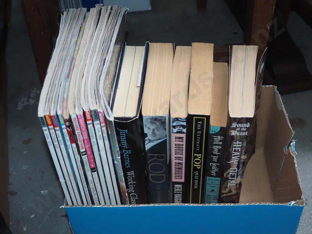 box; music books, magazines Image 1++