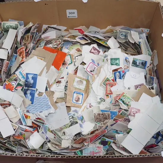 box of stamps