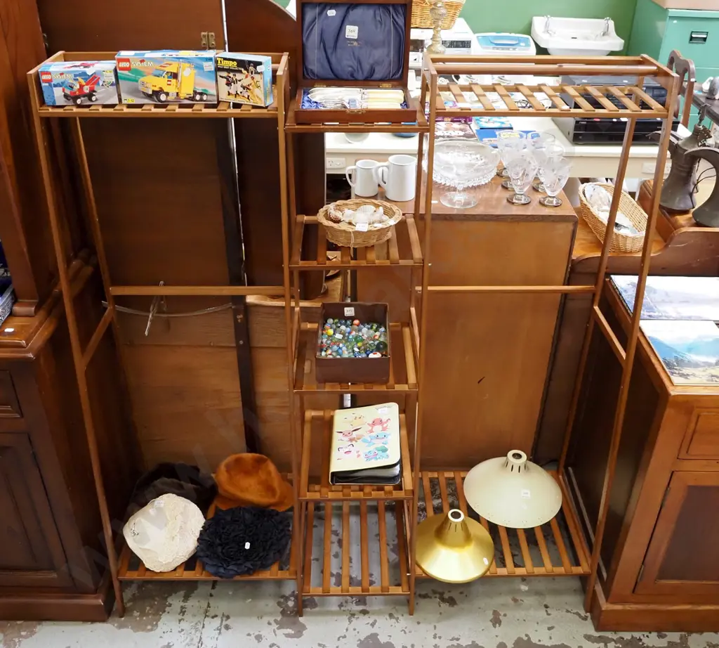 bamboo wardrobe organiser H1400 W1300 D450 Image 1++