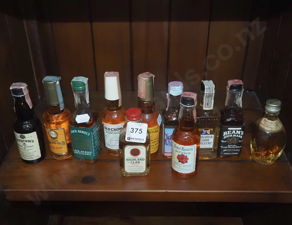 various whisky spirit miniatures Image 1++