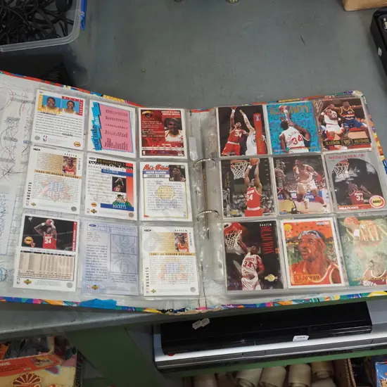 album of various sporting collector - mainly basketball