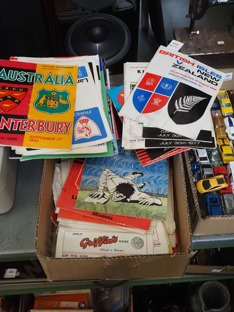 box; various NZ rugby programmes - mainly 1970s Image 1++