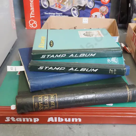 5x stamp albums