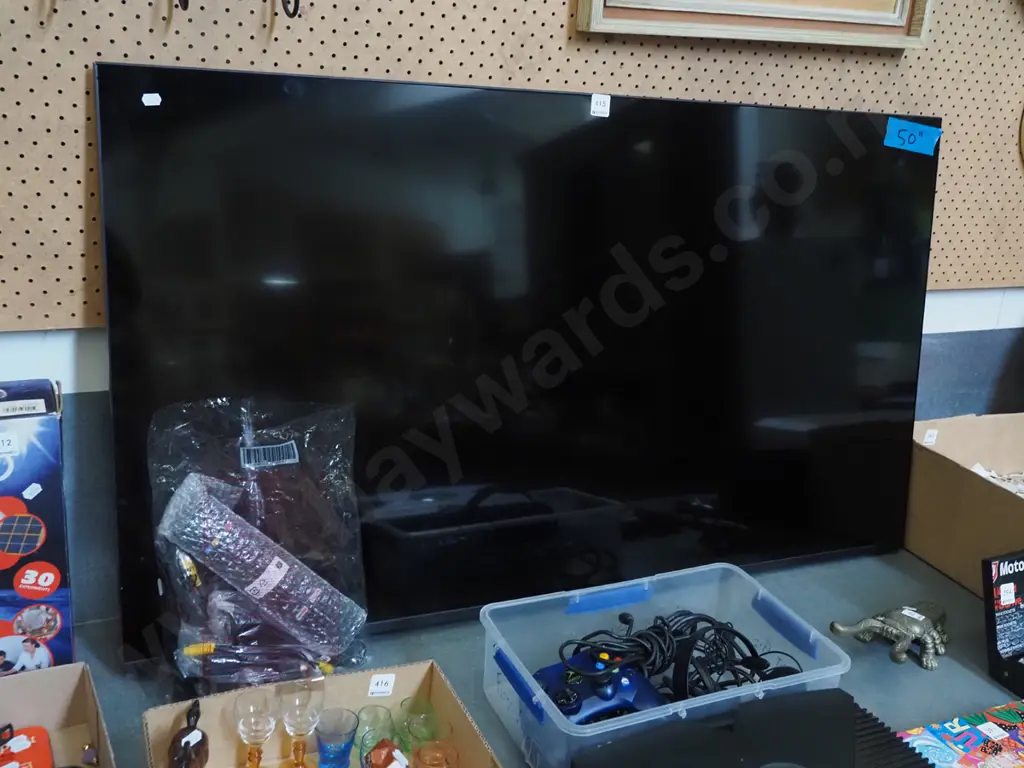 JVC 50" smart TV and accessories  Image 1++