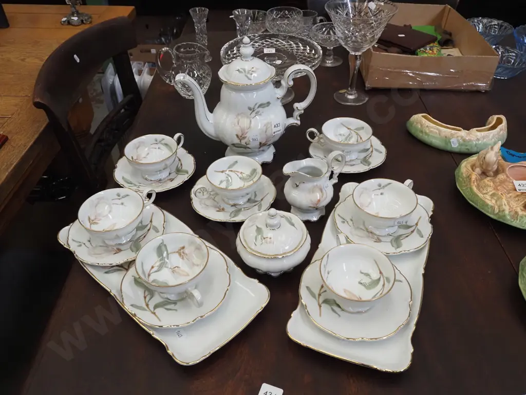 Hutschenreuther Sylvia 19 piece coffee set  Image 1++