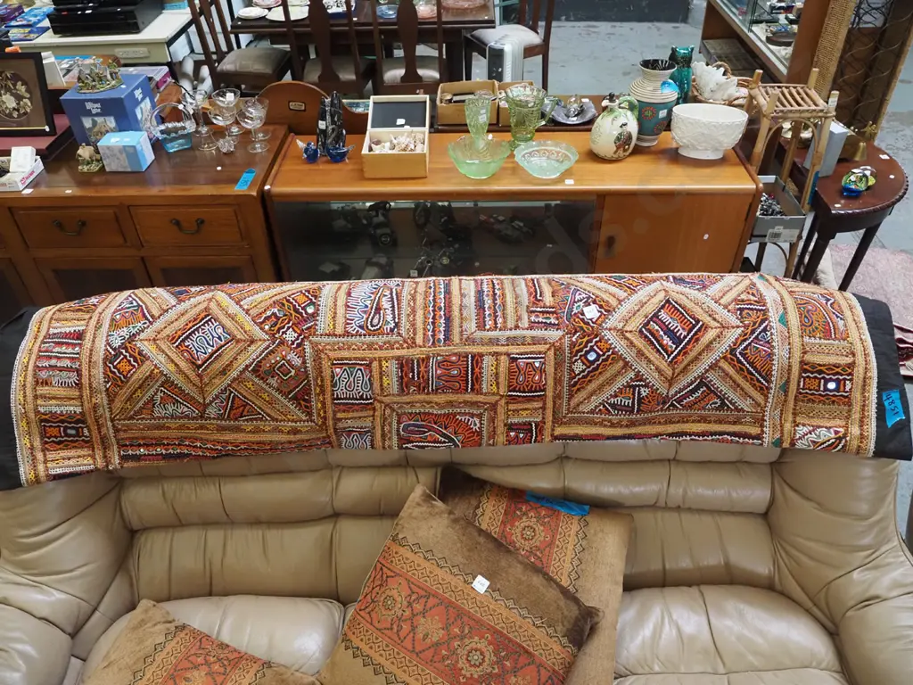 Indian hand worked wall hanging/throw Image 1++