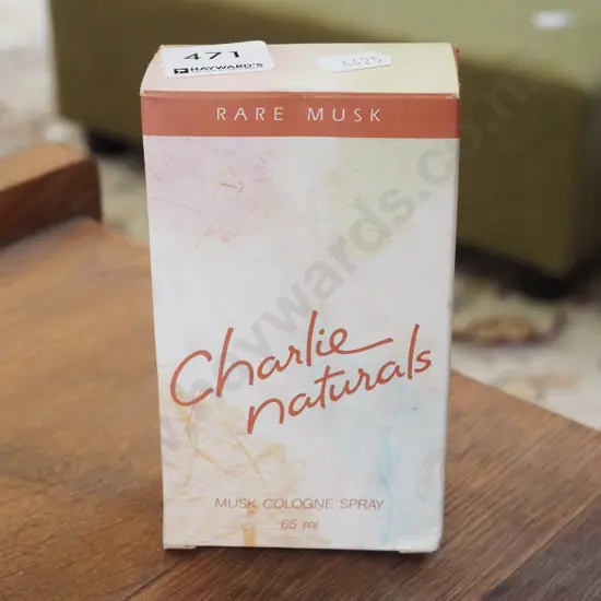 boxed as new Charlie Naturals cologne spray 65ml