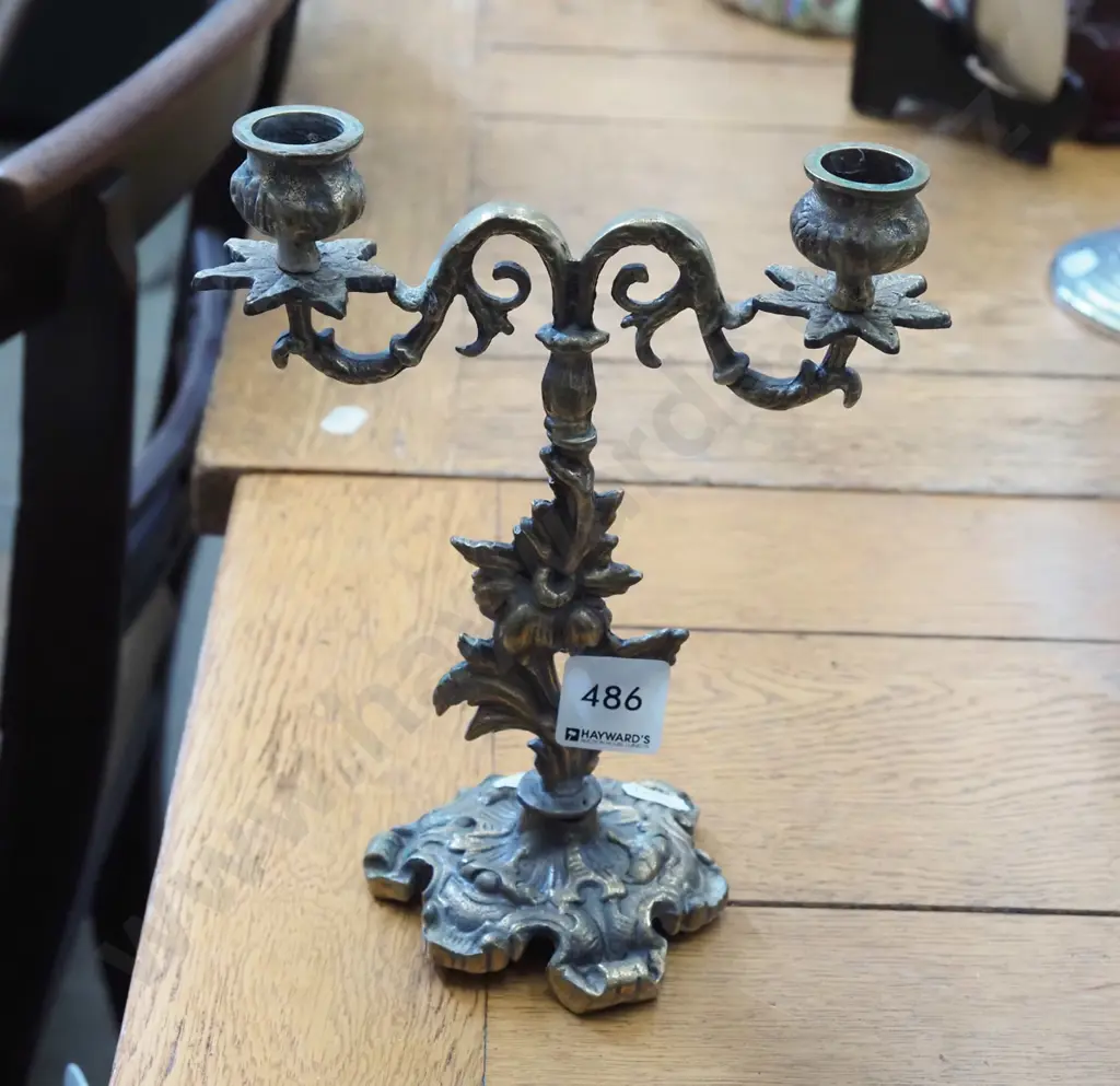 solid brass candelabra H200 Image 1++
