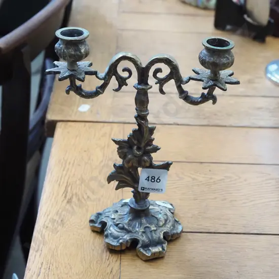 solid brass candelabra H200