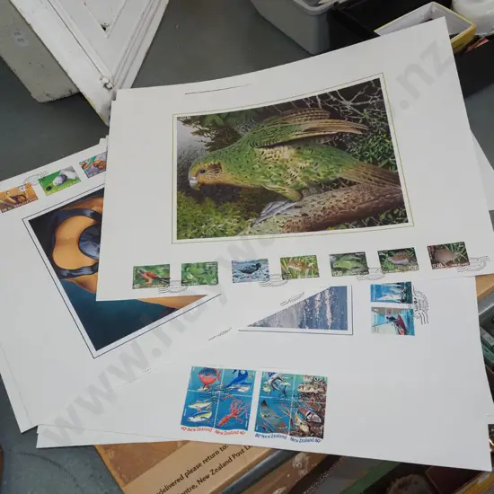 NZ animal themed prints, stamp sets