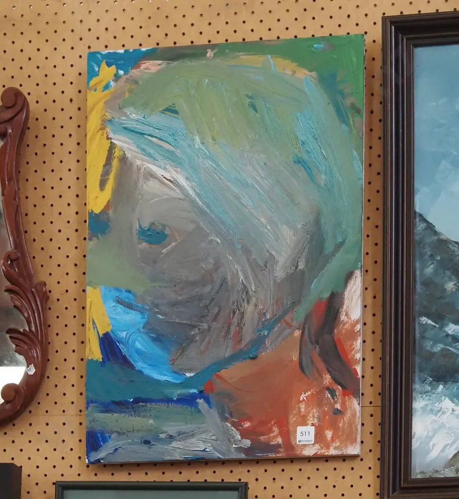 oil on board -abstract Image 1++